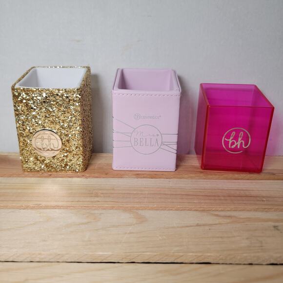 BH Cosmetics Handbags - 3 Pc BH Cosmetics Brush Holders